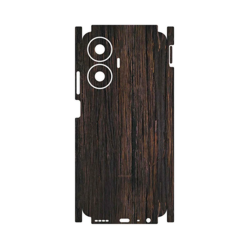 برچسب پوششی ماهوت مدل Burned_Wood-FullSkin مناسب برای گوشی موبایل ریلمی C55