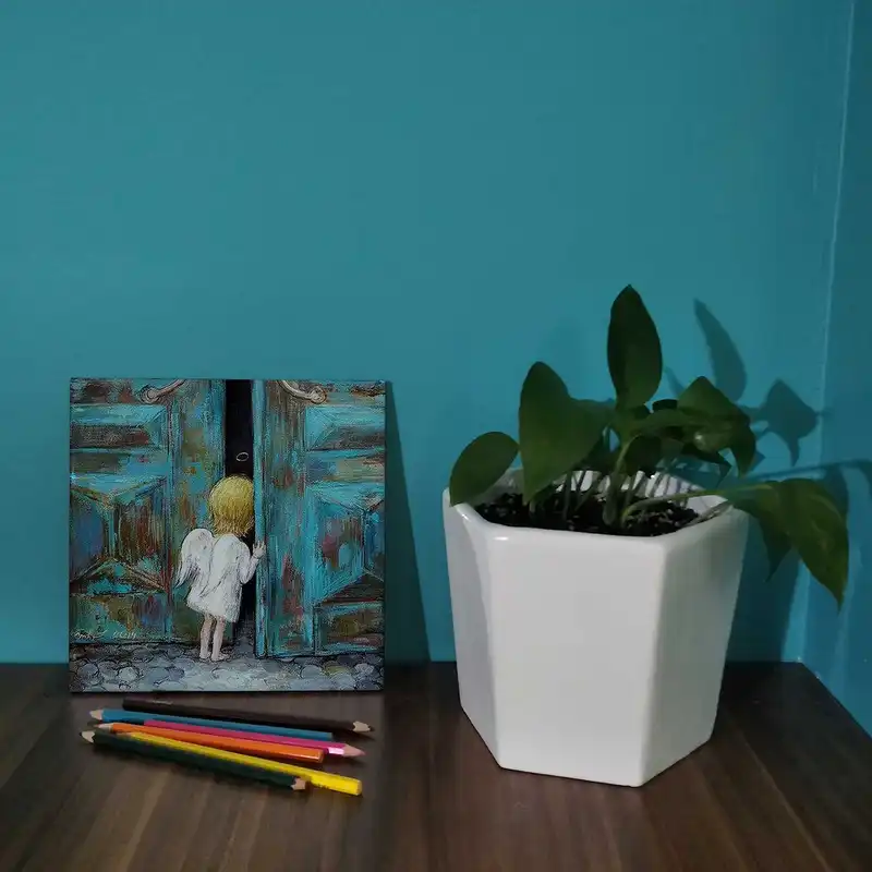 کاشی کارنیلا طرح فرشته کد wk101