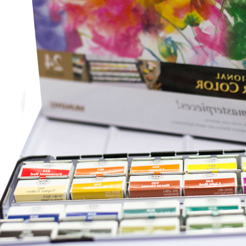 آبرنگ 48 رنگ مونگیو مدل professional کد MWPH-48