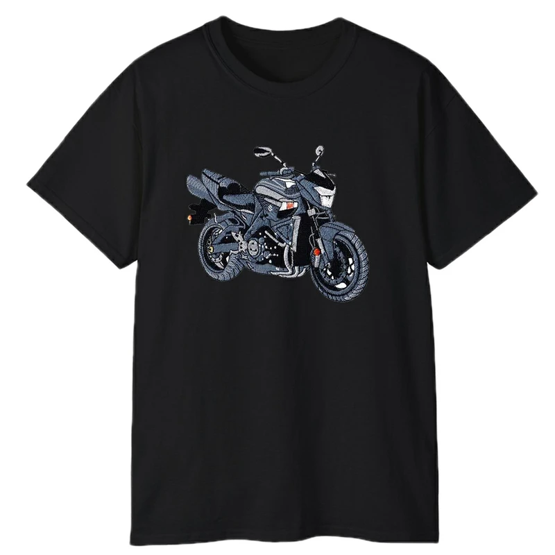 تی‌شرت آستین کوتاه مردانه پاد آفرین مدل موتوری