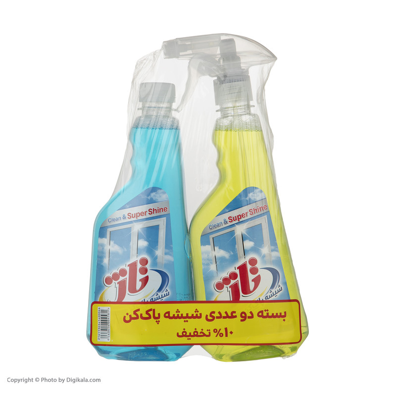 قیمت و خرید شیشه پاک کن تاژ وزن 500 گرم مجموعه 2 عددی