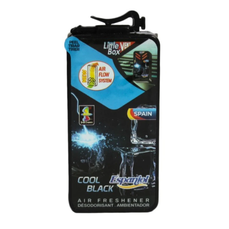 خوشبوکننده خودرو مدل ای اس دریچه ای با رایحه Cool And Black وزن ۴۰ گرم