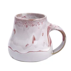 لیوان سفالی مدل خمره ای