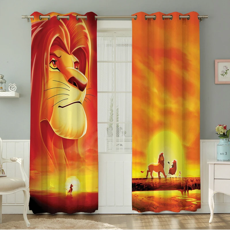 پرده نیروانا طرح کودک  مدل هازان کد 4164 سایز 140×280 سانتی متر