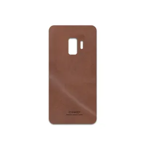 MAHOOT Matte-Natural-Leather Cover Sticker for Samsung Galaxy S9