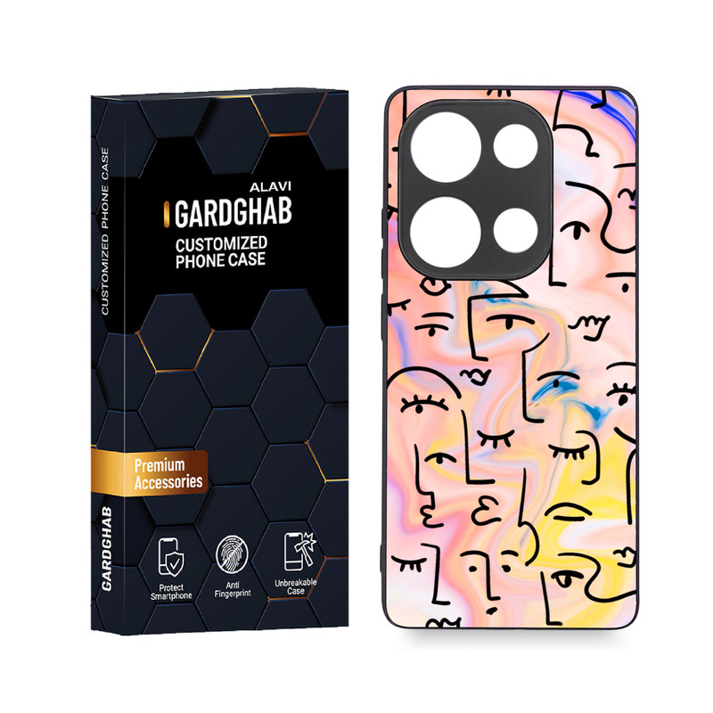 کاور گارد قاب علوی مدل دور ژله ای مناسب برای گوشی موبایل شیائومی Poco M6 Pro 4G
