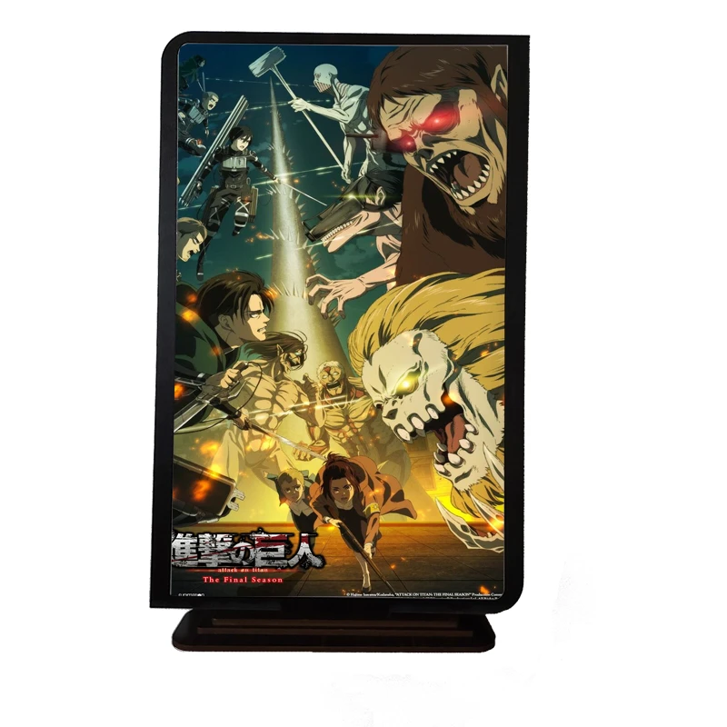 تابلو شاسی رومیزی انیمه طرح Attack on Titan
