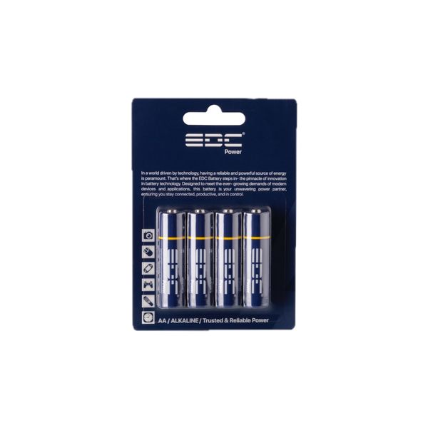 باتری قلمی ای دی سی مدل آلکالاین بسته چهار عددی