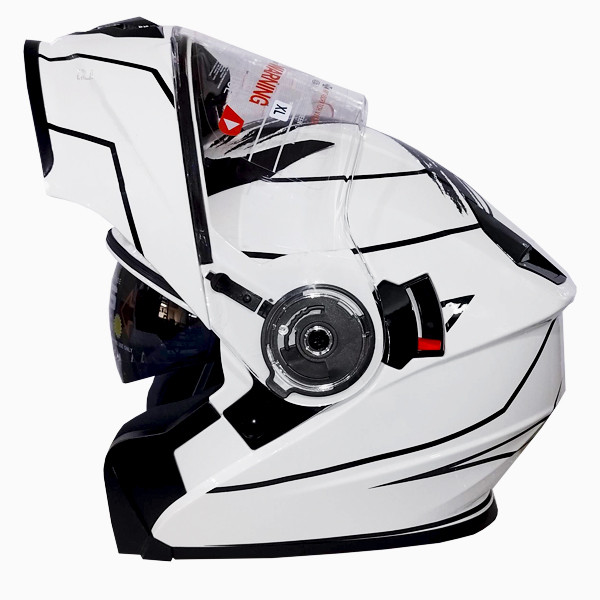 کلاه کاسکت ردلاین مدل فک متحرک عینکدار کد NSN_939