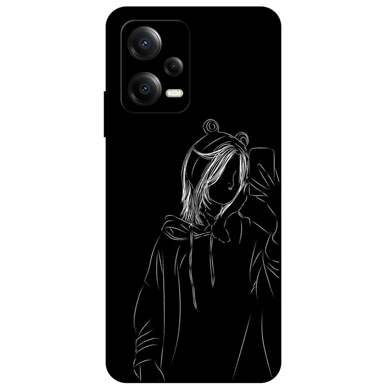 کاور مگافون طرح دخترانه مدل 1841 مناسب برای گوشی موبایل شیائومی Poco X5 5G  