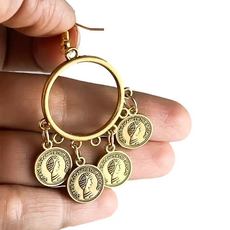 نیم ست زنانه طرح سکه کد 02