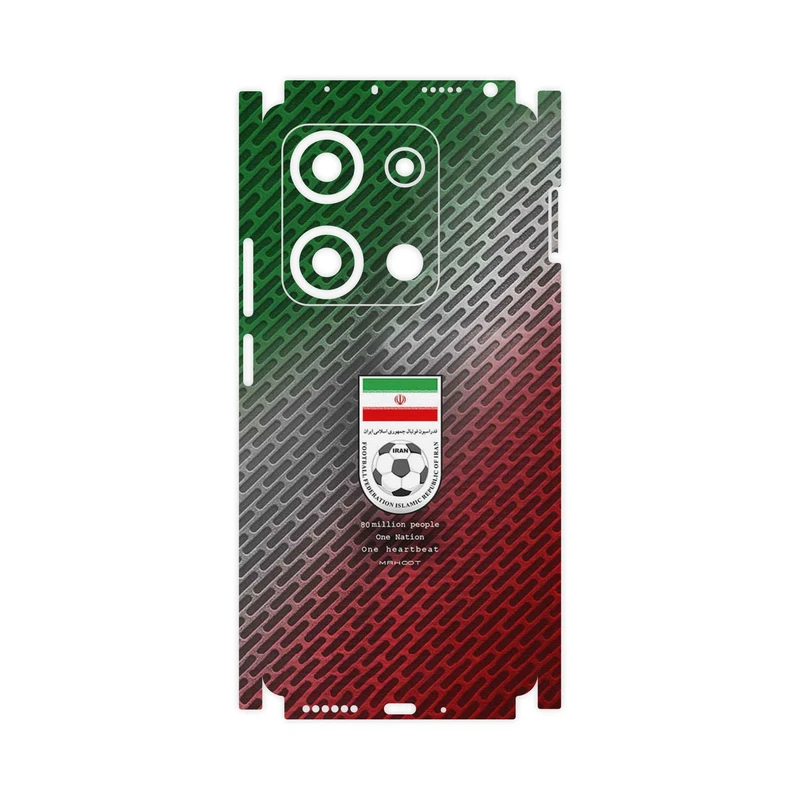 برچسب پوششی ماهوت مدل Iran_National_Football_Team-FullSkin مناسب برای گوشی موبایل شیائومی Redmi Note 14S