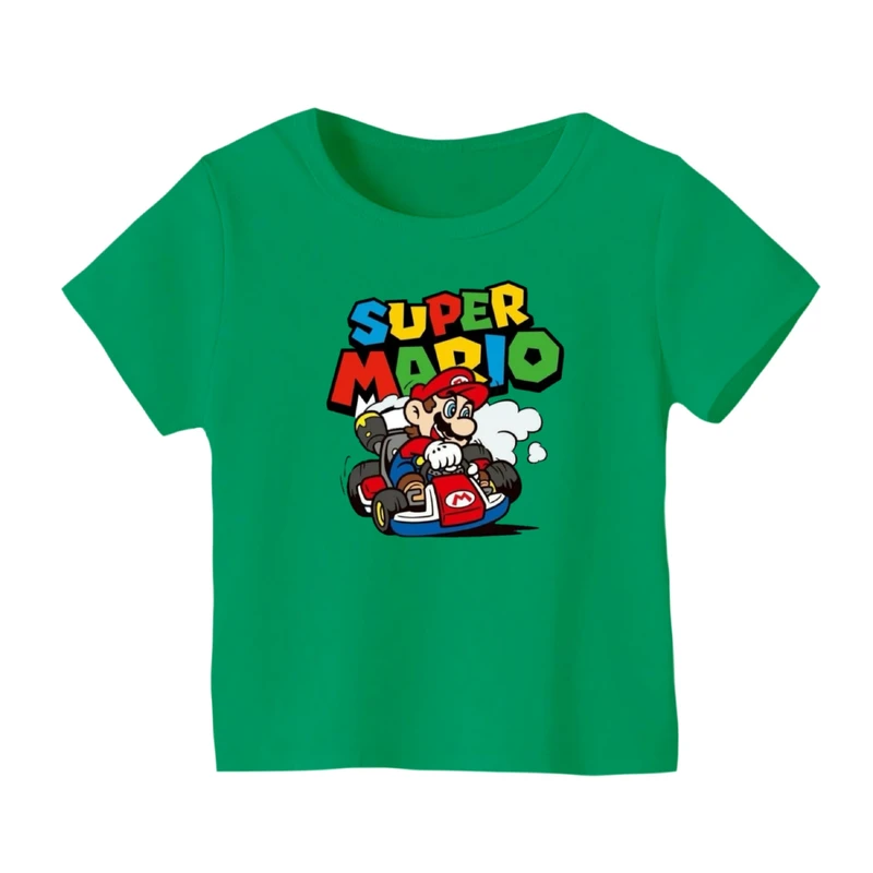 تی شرت آستین کوتاه بچگانه مدل ماریو کد ۷