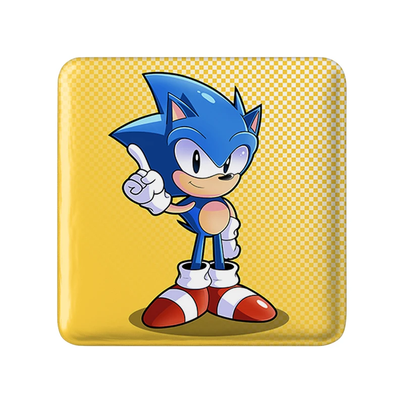 پیکسل خندالو طرح سونیک (Sonic) مدل مربعی کد 37023