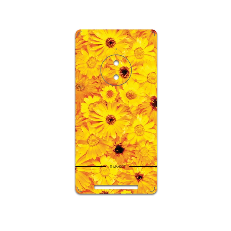 برچسب پوششی ماهوت مدل Yellow-Flower مناسب برای گوشی موبایل نوکیا Lumia 830