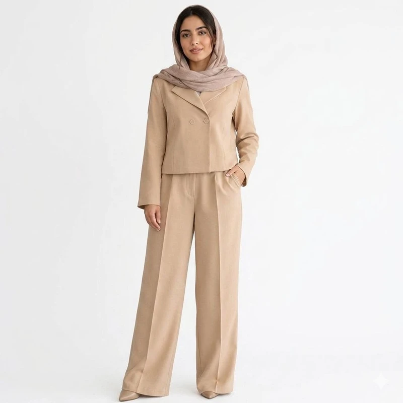 ست کت و شلوار رسمی زنانه مدل وستو