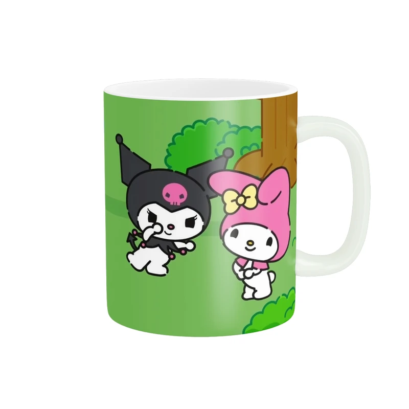 ماگ پادآفرین مدل کارتون کرومی و مای ملودی Kuromi کد PM3199