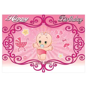 بنر تولد مسترتم طرح بی بی دختر پلاس