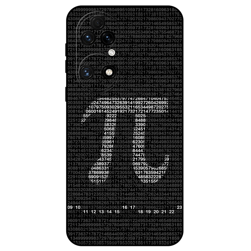 کاور مگافون طرح عدد پی مدل 7240 مناسب برای گوشی موبایل هوآوی P50 / P50E