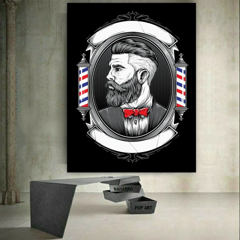  تابلو بوم طرح مخمل آرایشگاه مدل آرایشگاه داماد کد GR1206