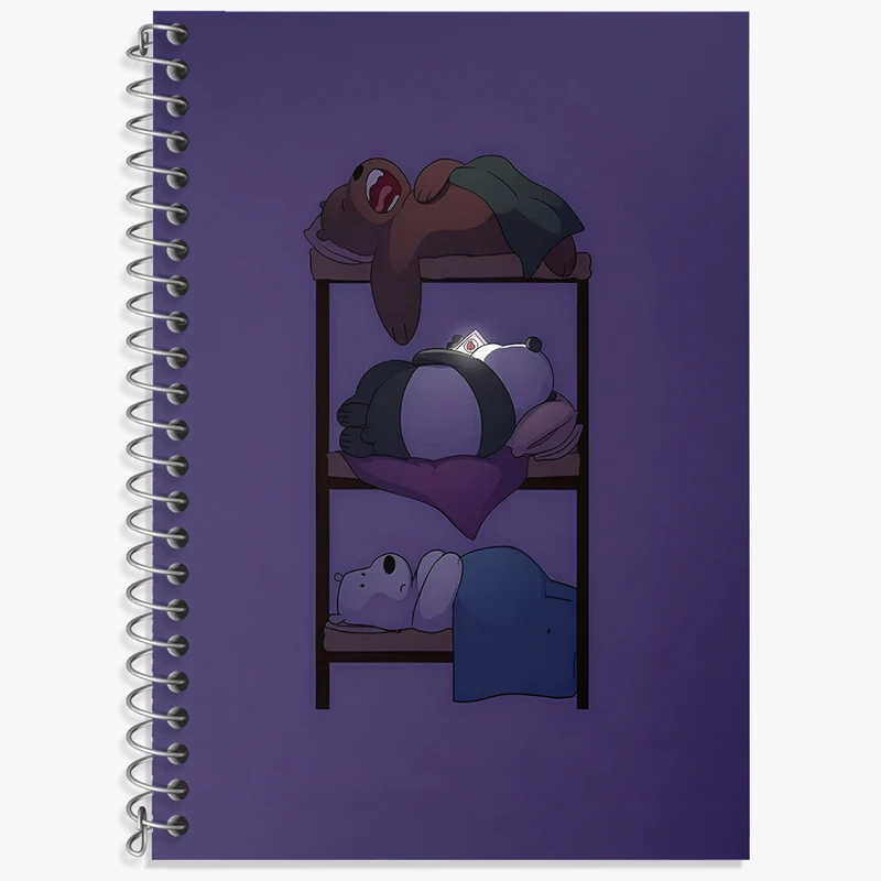 دفتر لغت 50 برگ خندالو طرح سه خرس کله پوک کد N4030