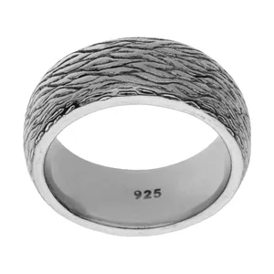 انگشتر نقره زنانه مدل WOODEN