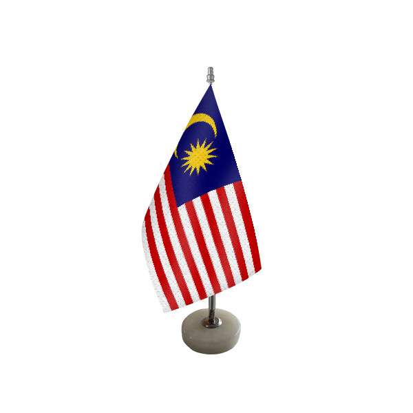 پرچم رومیزی مدل کشور مالزی کد 2