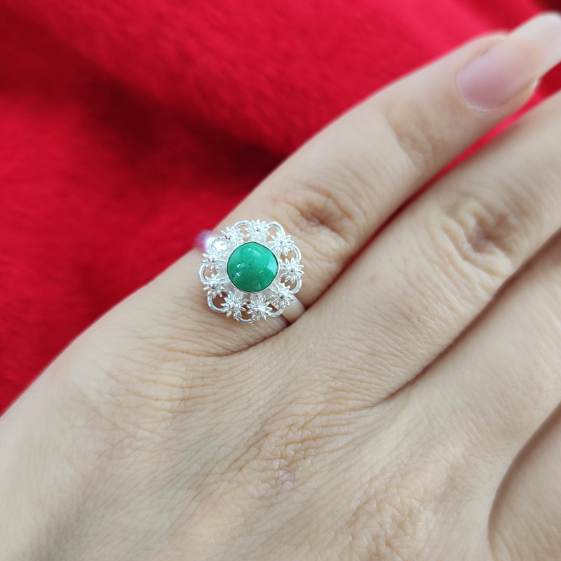 انگشتر نقره زنانه مدل فیروزه نیشابور کد NG5043 انگشتر نقره زنانه مدل فیروزه نیشابور کد NG5043