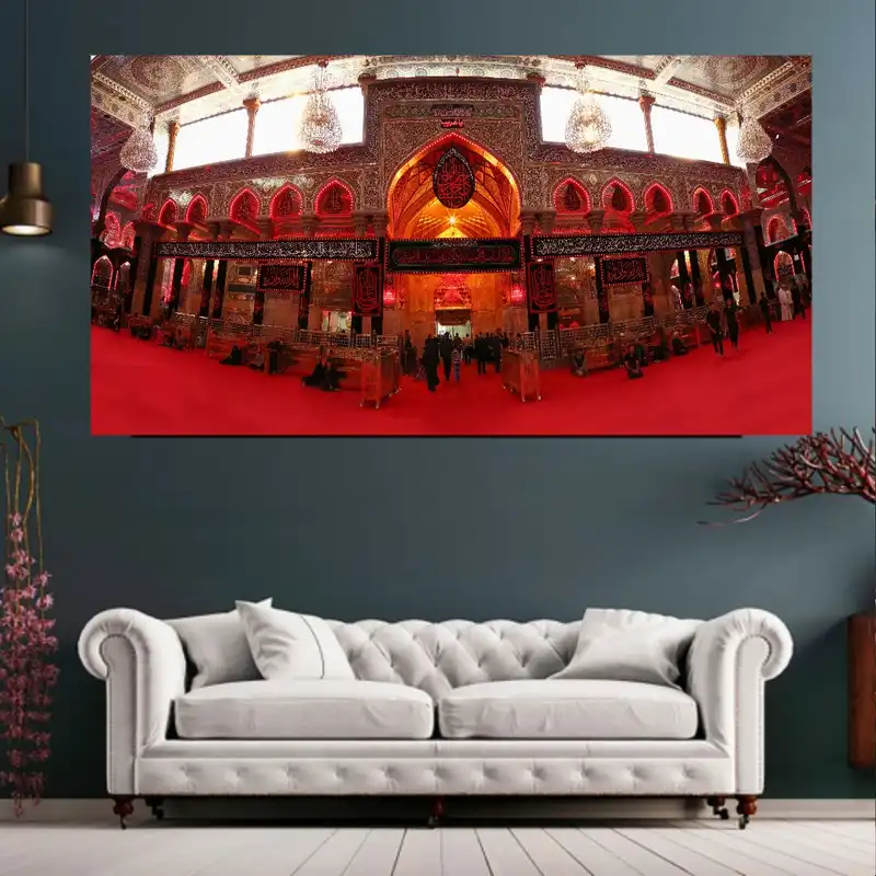 پوستر پارچه ای طرح زیارتی حرم امام حسین کد PP2542