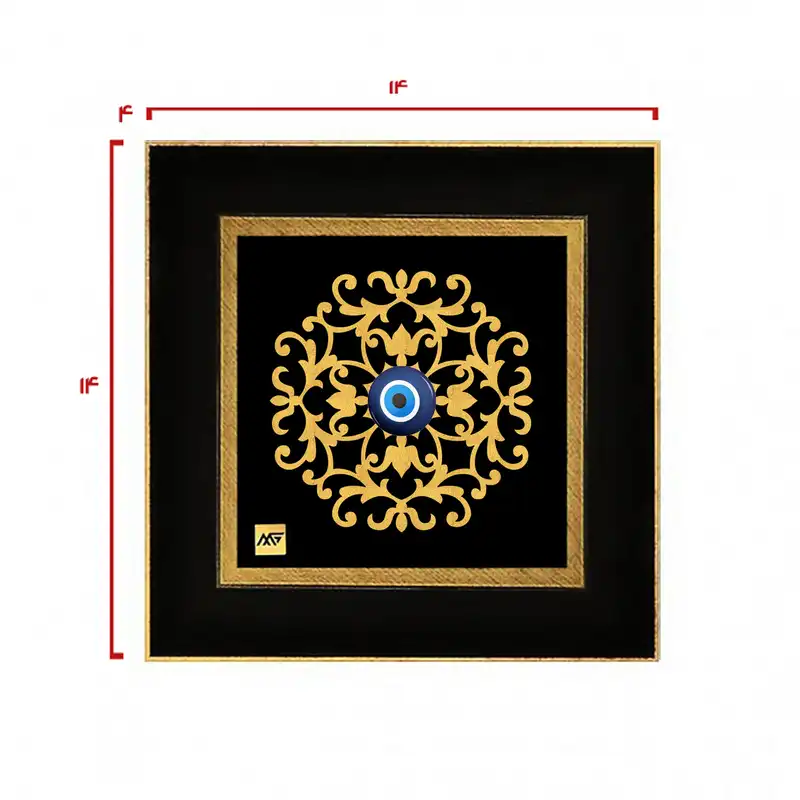 تابلو طلا کوب مارک گلد طرح چشم نظر TF111