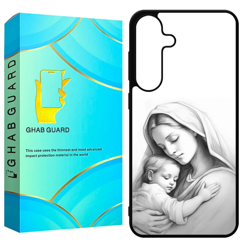 کاور قاب گارد طرح مادر و بچه مدل GCHPS24 مناسب برای گوشی موبایل سامسونگ Galaxy S24