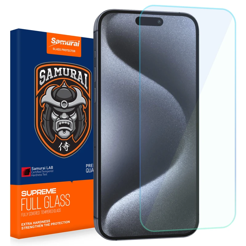 محافظ صفحه نمایش سامورایی مدل Invisiglass مناسب برای گوشی موبایل اپل iPhone 15 Pro Max