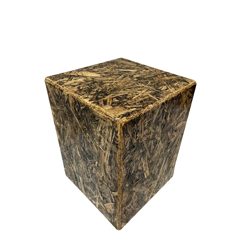 میز عسلی مربع با پایه چوب و صفحه چوب مدل 30