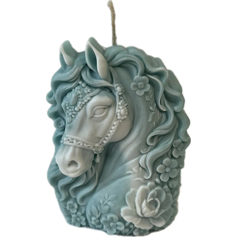 شمع دست‌ساز بدون‌بو مدل اسب هیما زمان اتمام 2 ساعت