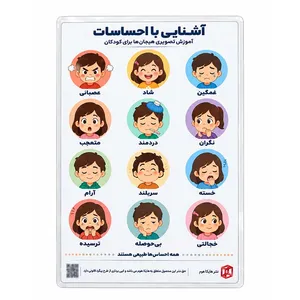 پوستر آموزشی نشر هایکا هوم مدل آموزش احساسات و عواطف کد Jm