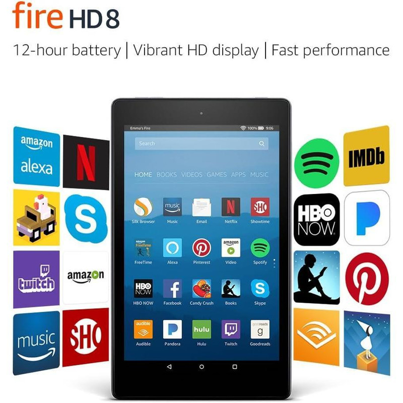 کتاب خوان آمازون مدل Fire HD 8 ظرفیت 16 گیگابایت