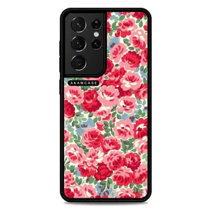 AKAM AMCWSGS21U-FLOWERS17 Cover For Samsung Galaxy S21 Ultra