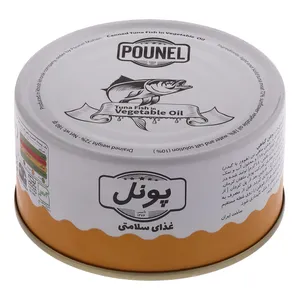 کنسرو ماهی تون در روغن گیاهی پونل - 180 گرم