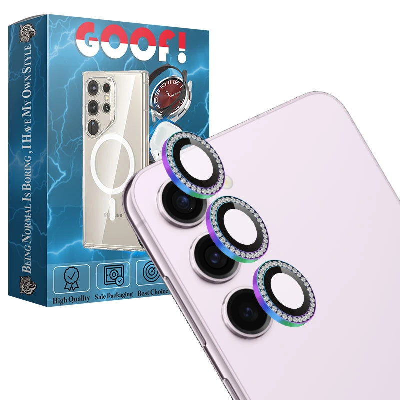 محافظ لنز دوربین گوف مدل Diamond_G مناسب برای گوشی موبایل سامسونگ Galaxy S23 FE