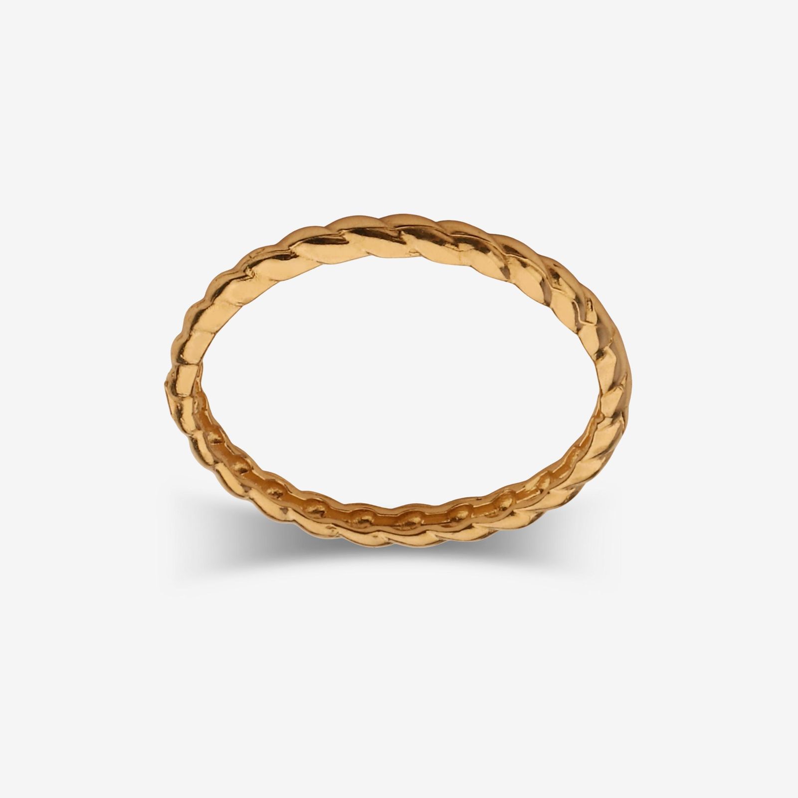 انگشتر طلا 18 عیار زنانه حافا گلد مدل r010 سایز 53 -  - 1