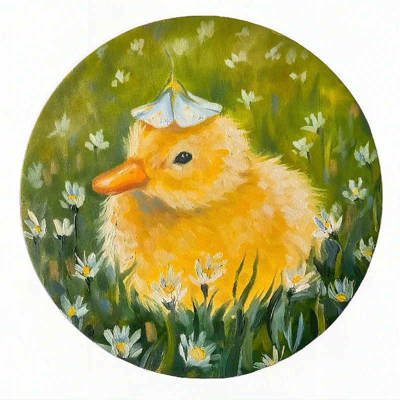 بشقاب دیوارکوب سفالی طرح گل پری کد D246