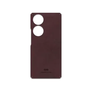 MAHOOT Matte-Dark-Brown-Leather Cover Sticker for Honor 70