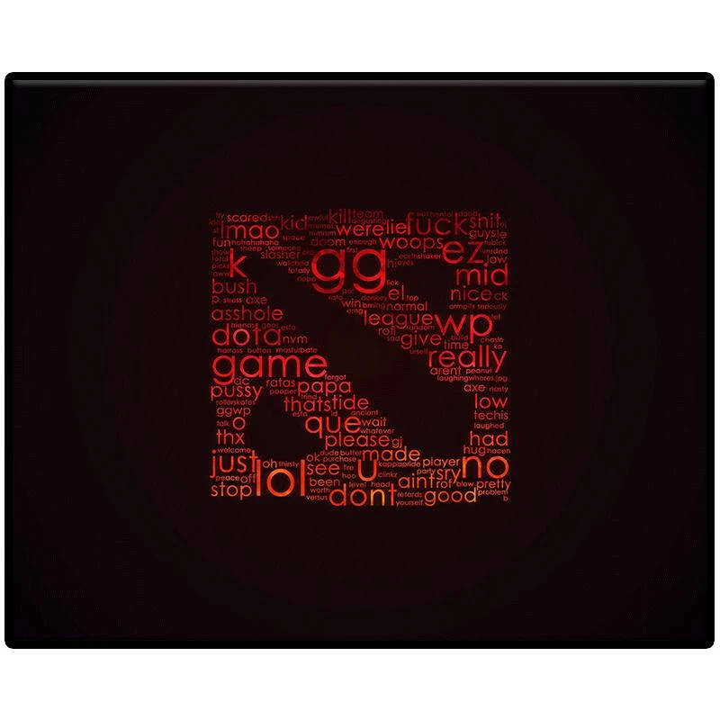  ماوس پد مخصوص بازی طرح Dota 2 مدل PH-13112