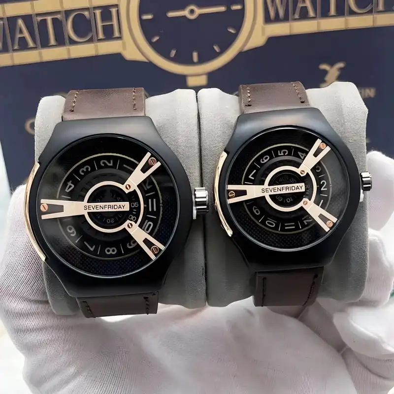 ست ساعت مچی عقربه ای زنانه و مردانه  مدل کنتوری تک موتور01