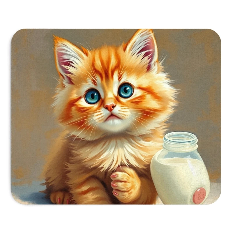 ماوس پد طرح گربه سایز 19x24 سانتی متر