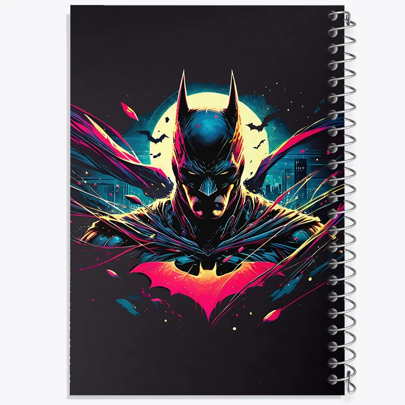 دفتر مشق 50 برگ خندالو طرح بتمن (Batman) کد F8110