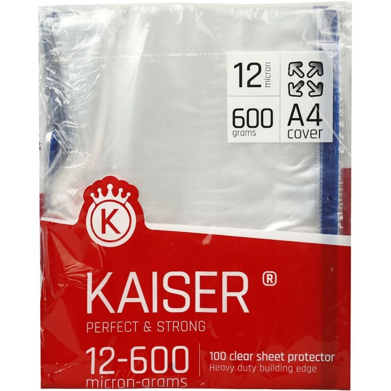 کاور کاغذ A4 کایزر مدل SK701 بسته 100 عددی