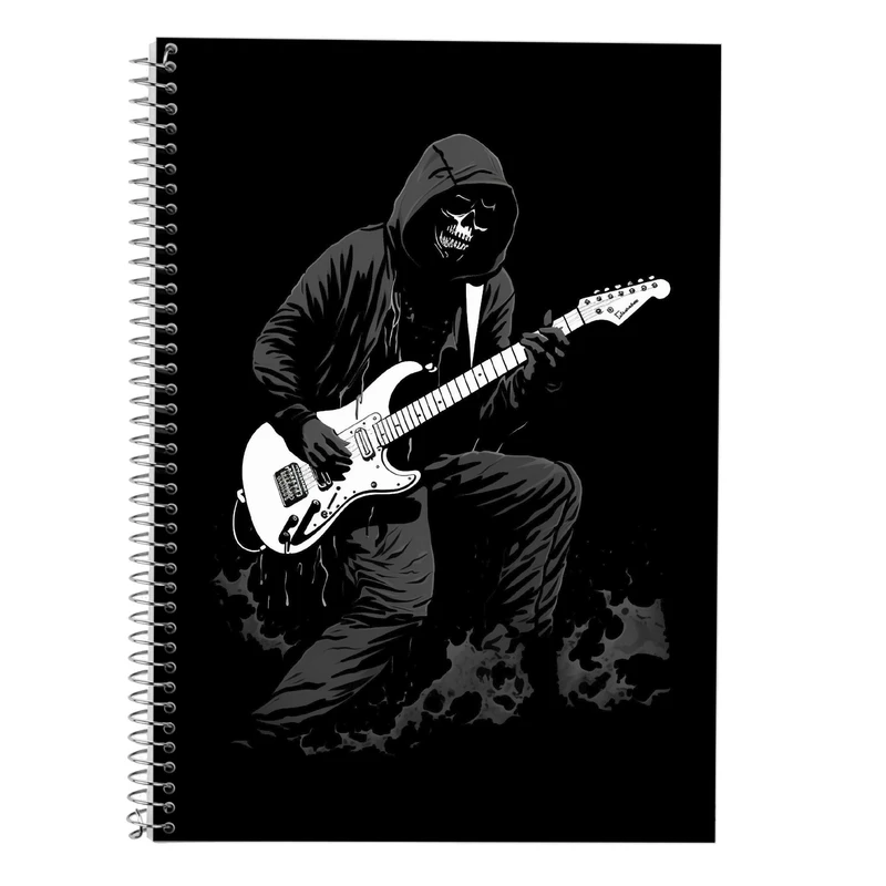 دفتر زبان 50 برگ مدوپد مدل سه خط طرح ChainSaw Man کد DF10928