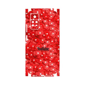 MAHOOT Youtube-FullSkin Cover Sticker for Xiaomi Redmi Note 11 Pro Plus 5G  India