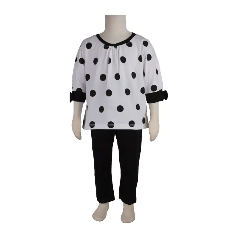 ست بلوز و شلوار نوزادی  آدمک کد 118261 رنگ مشکی